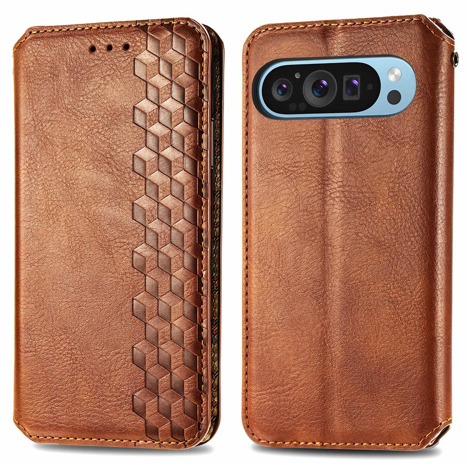 For Google Pixel 10 Pro/Pixel 10/Pixel 9 Pro/Pixel 9 PU Leather Case Rhombus Imprint Wallet Stand Phone Cover Brown
For Google Pixel 10 Pro/Pixel 10/Pixel 9 Pro/Pixel 9 PU Leather Case Rhombus Imprint Wallet Stand Phone Cover Brown