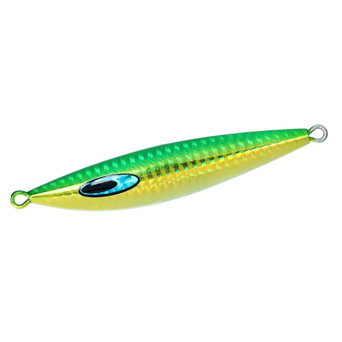 Daiwa Saltiga FK Jig TG Metal Jig, 5.3 oz (150 g), PH Green Gold Globerry, Saltiga FK Jig TG Lure
Daiwa Saltiga FK Jig TG Metal Jig, 5.3 oz (150 g), PH Green Gold Globerry, Saltiga FK Jig TG Lure