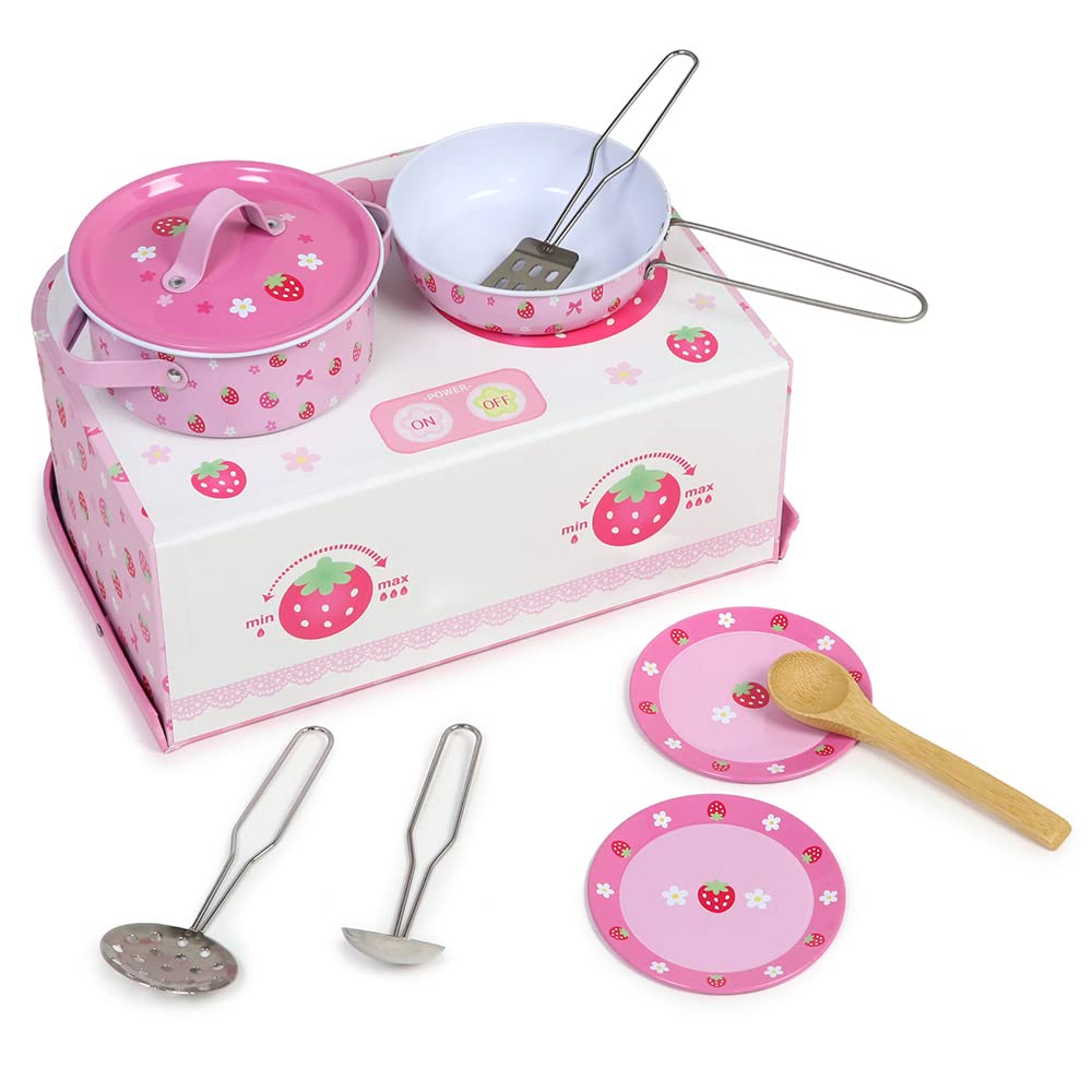 Mother Garden Wild Strawberry Cooking Trunk Set Play Kitchen Tools Set Play Set Present
Mother Garden Wild Strawberry Cooking Trunk Set Play Kitchen Tools Set Play Set Present