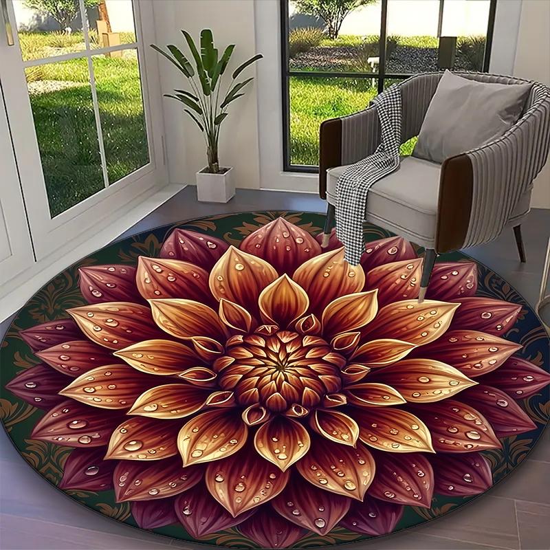 1pc Ostrich Lavender Wild Floral Views Printed Chair Rug for Home Office Use, Living Room Kitchen Game Room Round Carpet Diameter 60cm
1pc Ostrich Lavender Wild Floral Views Printed Chair Rug for Home Office Use, Living Room Kitchen Game Room Round Carpet Diameter 60cm