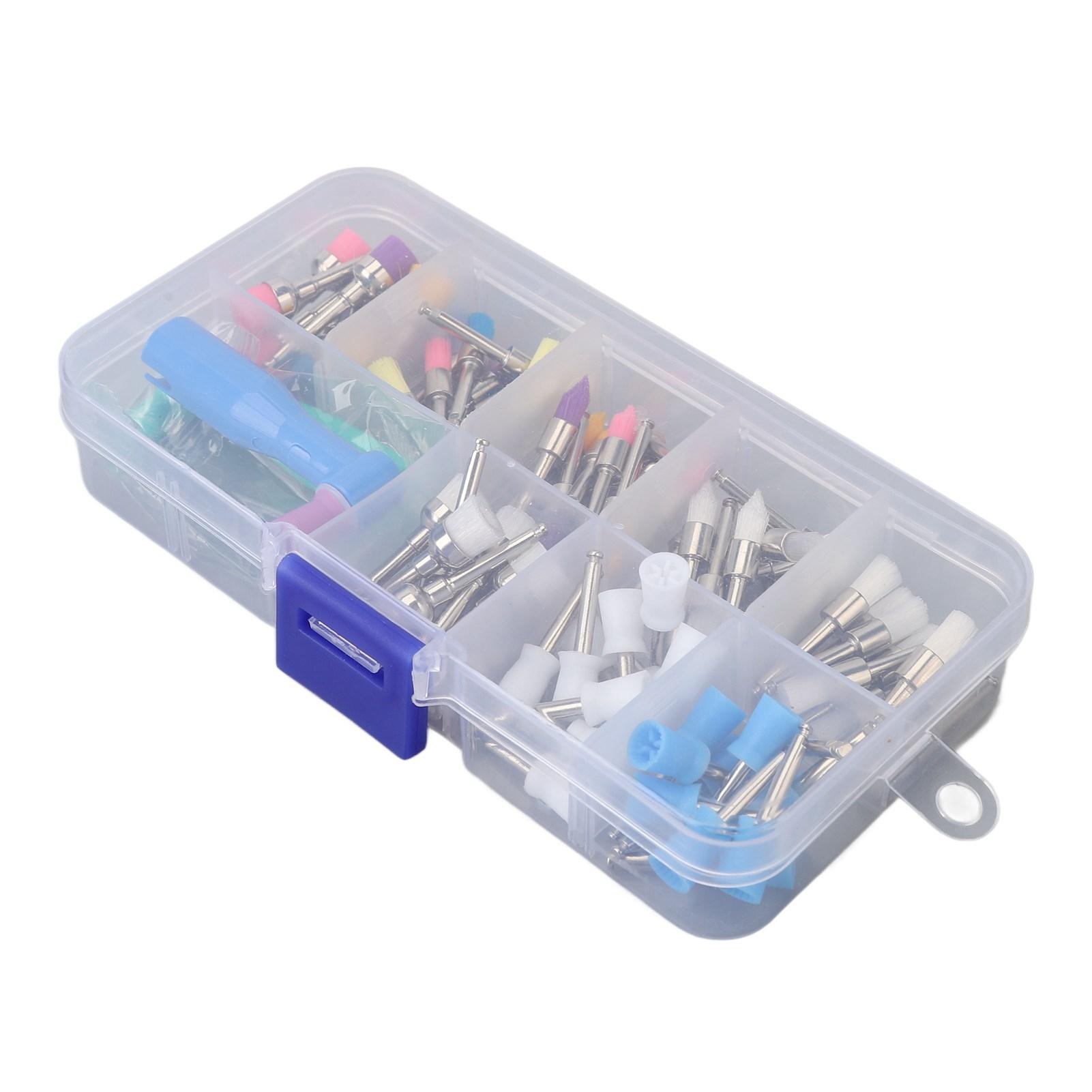 82pcs Dental Prophy Polishing Brush Cup Disposable Colorful Stain Removal Polishing Brush Head for Dental Drill
82pcs Dental Prophy Polishing Brush Cup Disposable Colorful Stain Removal Polishing Brush Head for Dental Drill