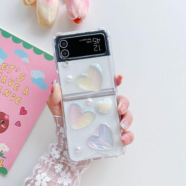 Для Samsung Galaxy Z Flip 4 Zflip 3 чехол прозрачный блестящий лазерный 3d сердце складной противоударный защитный жесткий чехол аксессуары For Galaxy Z Flip 4
Для Samsung Galaxy Z Flip 4 Zflip 3 чехол прозрачный блестящий лазерный 3d сердце складной противоударный защитный жесткий чехол аксессуары For Galaxy Z Flip 4