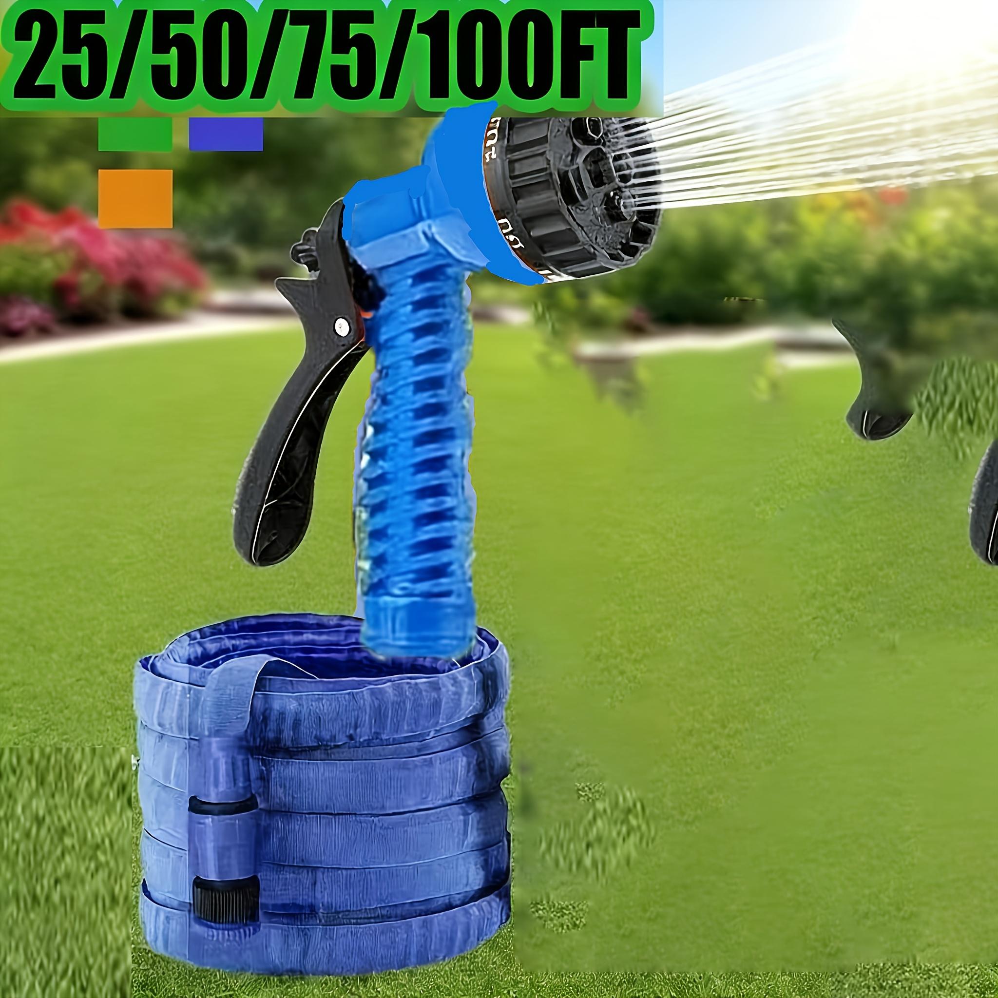 Household Garden Hose, Detachable Nozzle, Suitable For All Seasons, Available In 25/50/75/100 Feet Lengths, For Outdoor Use, Multiple Spray Modes 25 feet синий
Household Garden Hose, Detachable Nozzle, Suitable For All Seasons, Available In 25/50/75/100 Feet Lengths, For Outdoor Use, Multiple Spray Modes 25 feet синий