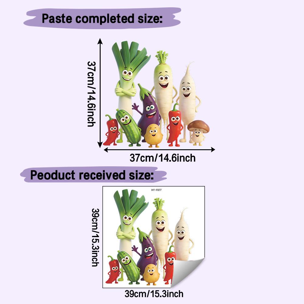 Self-adhesive Cartoon Vegetable Family Wall Stickers for Kitchen Dining Room Entryway Home Decor 39x39cm разноцветный
Self-adhesive Cartoon Vegetable Family Wall Stickers for Kitchen Dining Room Entryway Home Decor 39x39cm разноцветный