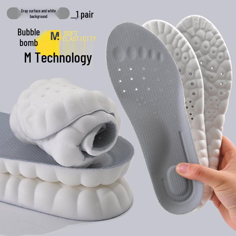 Comfortable Insoles for Long Standing: Soft Arch Support, Shock Absorbing, Sweat Absorbing, Deodorizing & Breathable. Size 37-38, Trimmable
Comfortable Insoles for Long Standing: Soft Arch Support, Shock Absorbing, Sweat Absorbing, Deodorizing & Breathable. Size 37-38, Trimmable