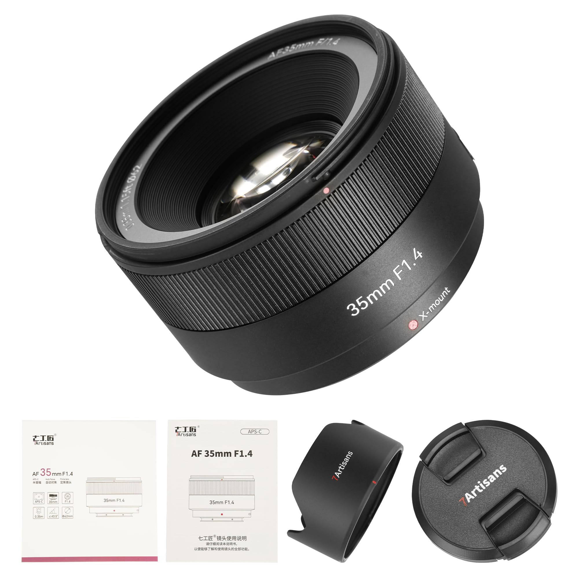 7artisans AF 35mm XF Mount Lens Autofocus Large Aperture Eye AF Compatible Mirrorless Camera XF Mount Camera XE1 XE2 XE3 XE4 XS20 XH2 XH2S XT1 XT2 XT3
7artisans AF 35mm XF Mount Lens Autofocus Large Aperture Eye AF Compatible Mirrorless Camera XF Mount Camera XE1 XE2 XE3 XE4 XS20 XH2 XH2S XT1 XT2 XT3