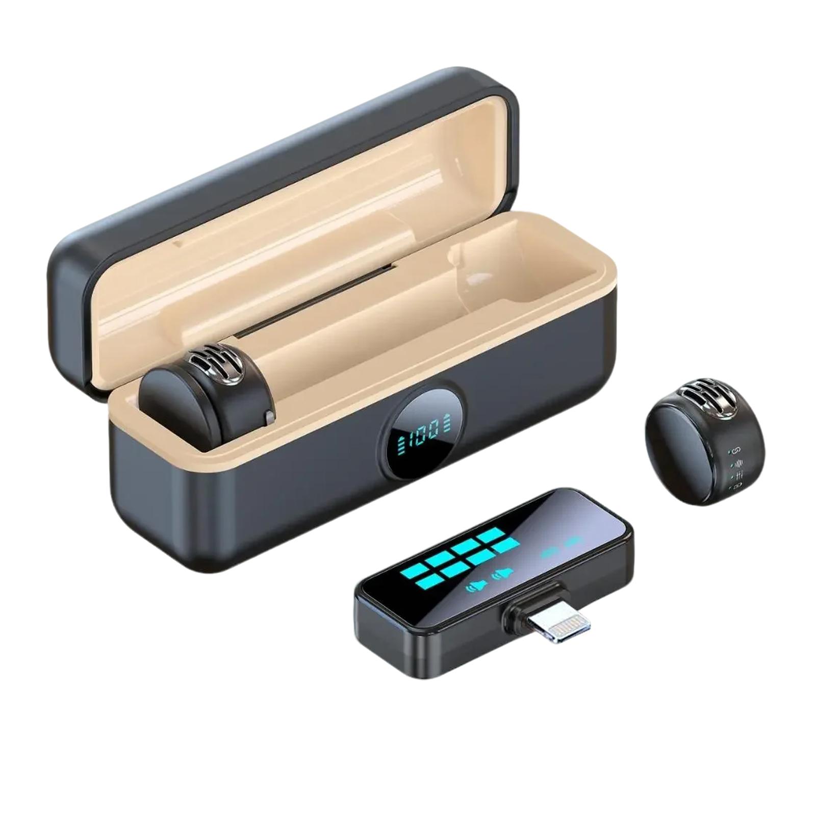 Wireless Microphones, Magnetic Microphone With Noise Cancellation Microphone 2 Pack LED Display Mic For Interview, Video And Podcasting One Size
Wireless Microphones, Magnetic Microphone With Noise Cancellation Microphone 2 Pack LED Display Mic For Interview, Video And Podcasting One Size