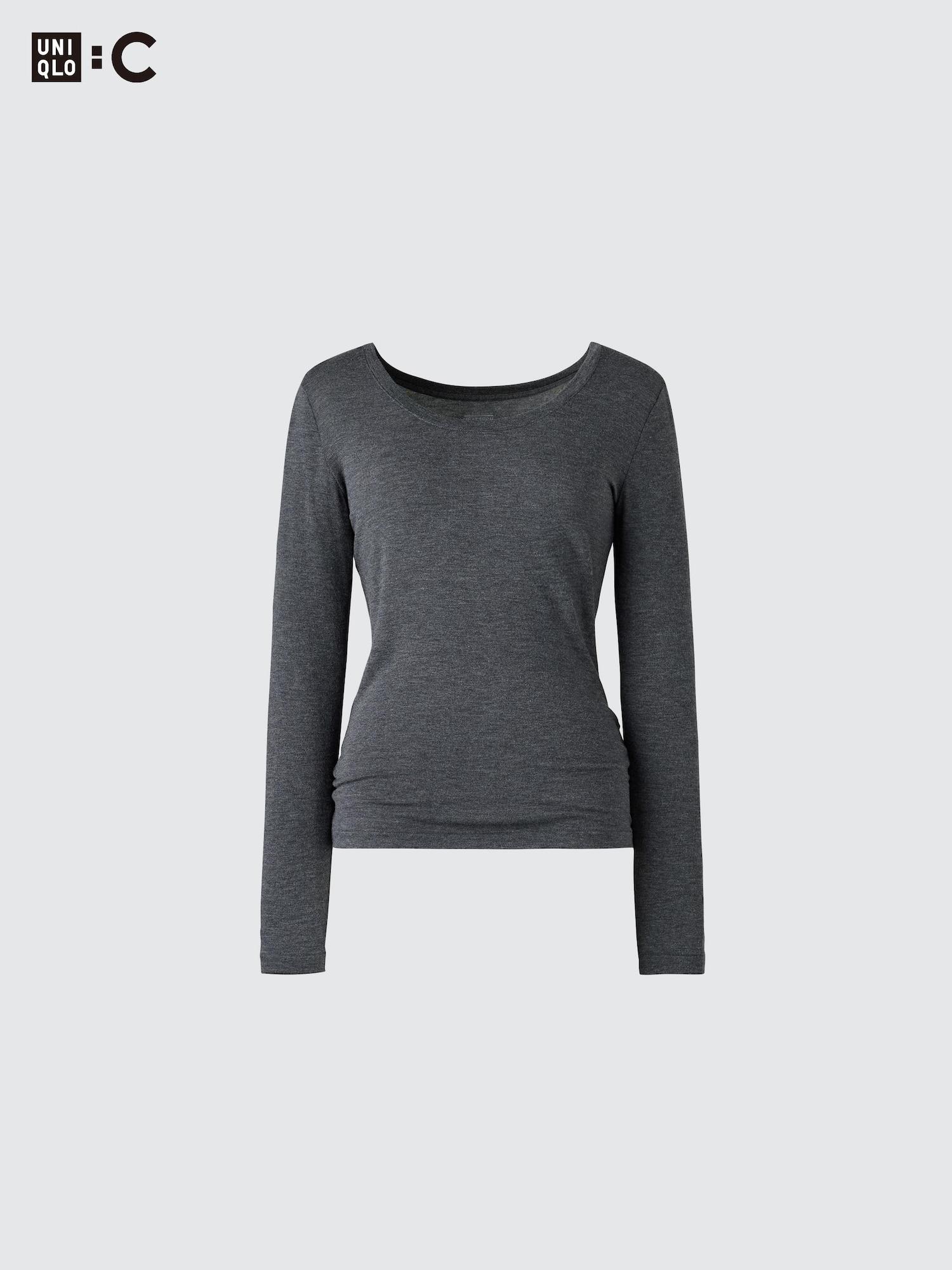 Uniqlo HeaTTech Кашемир Смесь U-образный вырез Футболка с длинным рукавом exTra Warm 07 GRAY/WOMEN XS
Uniqlo HeaTTech Кашемир Смесь U-образный вырез Футболка с длинным рукавом exTra Warm 07 GRAY/WOMEN XS