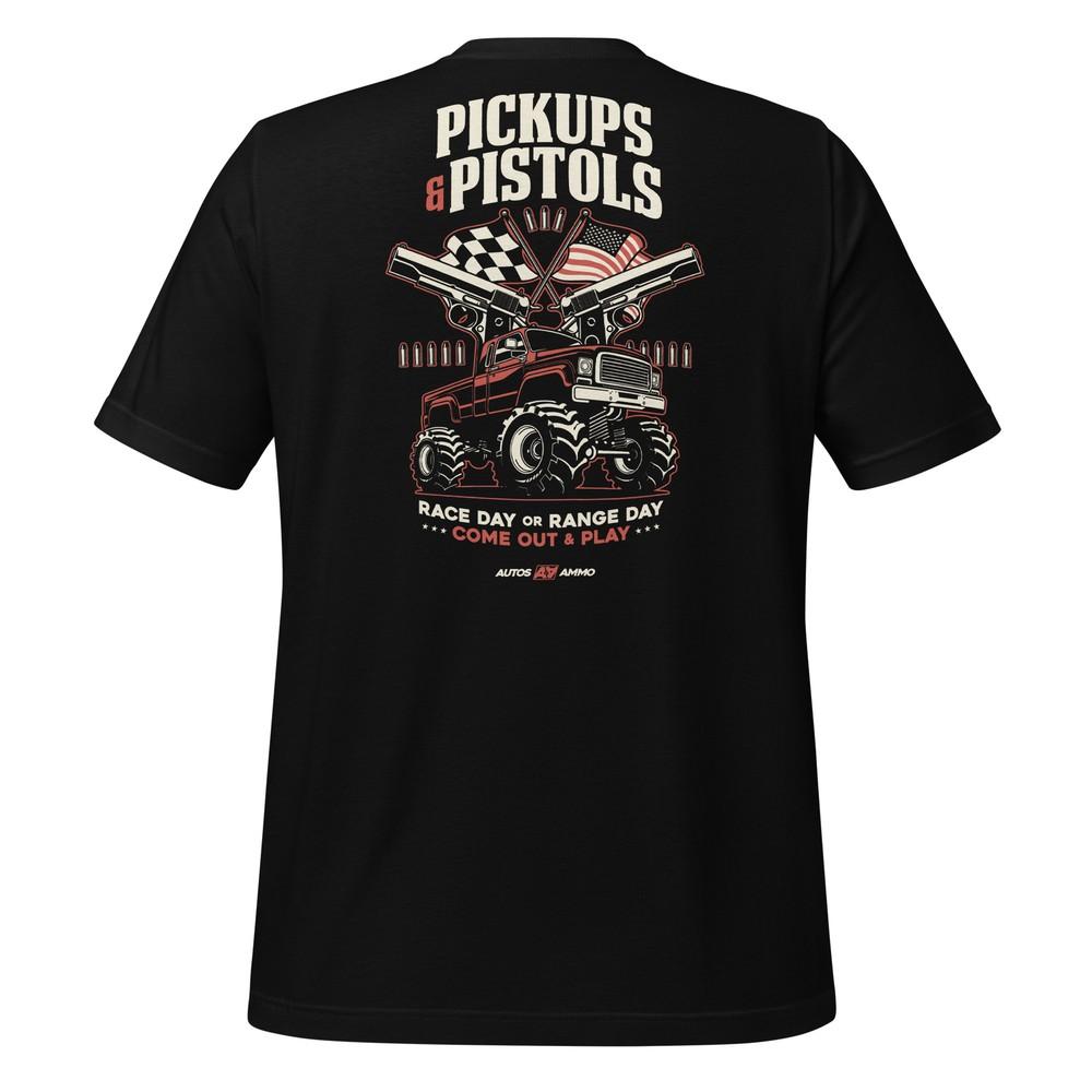 Pickups and Pistols v2 - Autos and Ammo Series T-Shirt S
Pickups and Pistols v2 - Autos and Ammo Series T-Shirt S