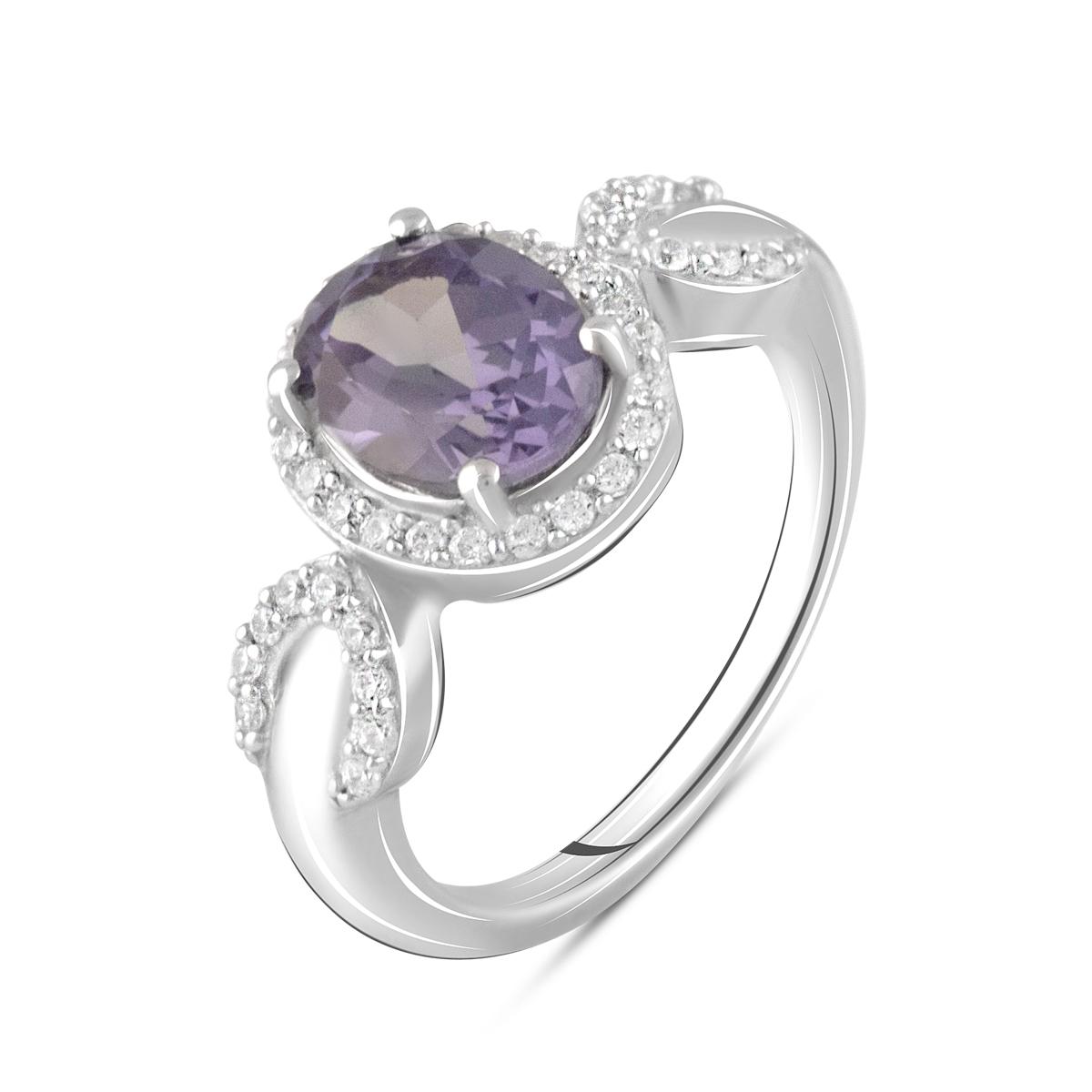 Срібна каблучка з олександритом 2.425ct (2105039) 4.4 гр. 925 проби 17.5 різнокольорові кольору
Срібна каблучка з олександритом 2.425ct (2105039) 4.4 гр. 925 проби 17.5 різнокольорові кольору