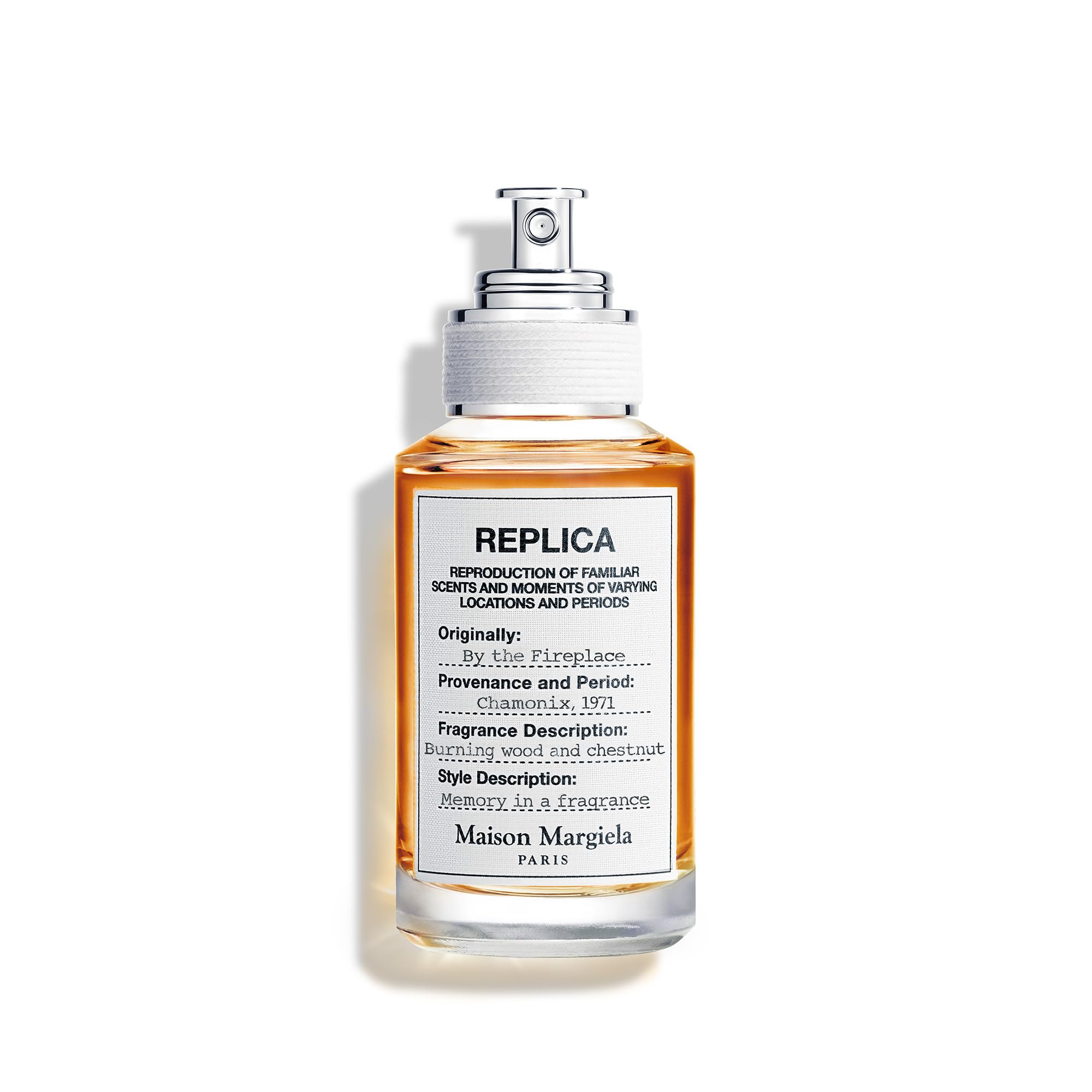 Maison Margiela - REPLICA - By the Fireplace Eau de Toilette - Warm & Spicy Fragrance - With Chestnut, Wood & Vanilla - 3.4 Fl Oz 1 Fl Oz
Maison Margiela - REPLICA - By the Fireplace Eau de Toilette - Warm & Spicy Fragrance - With Chestnut, Wood & Vanilla - 3.4 Fl Oz 1 Fl Oz