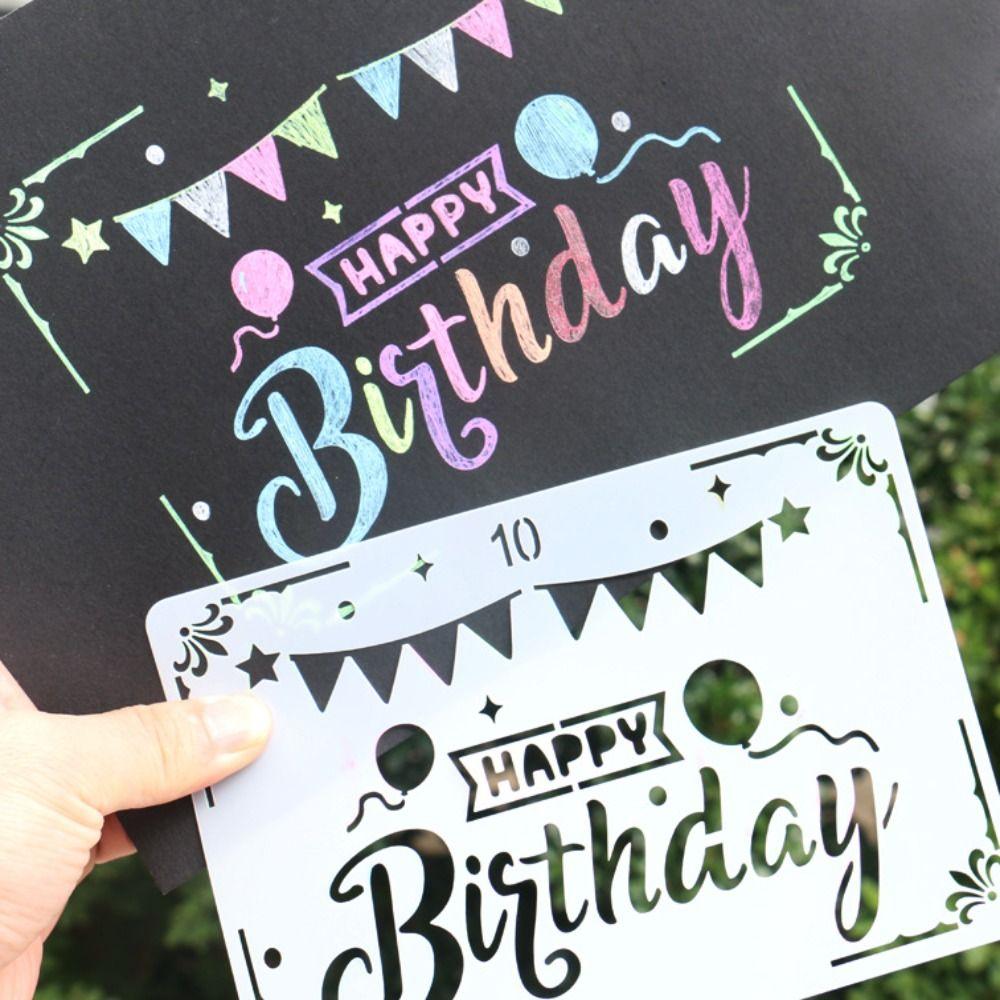 Diverse Happy Birthday Card DIY Reusable Painting Scrapbooking Simple DIY Drafting Card Tools Boy
Diverse Happy Birthday Card DIY Reusable Painting Scrapbooking Simple DIY Drafting Card Tools Boy