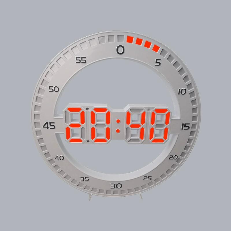 Modern Led Digital Large Wall Clock 3D Luminous Silent Electronic Creativity Jump Second Clock Home Decoration for Living Room 12 inch
Modern Led Digital Large Wall Clock 3D Luminous Silent Electronic Creativity Jump Second Clock Home Decoration for Living Room 12 inch