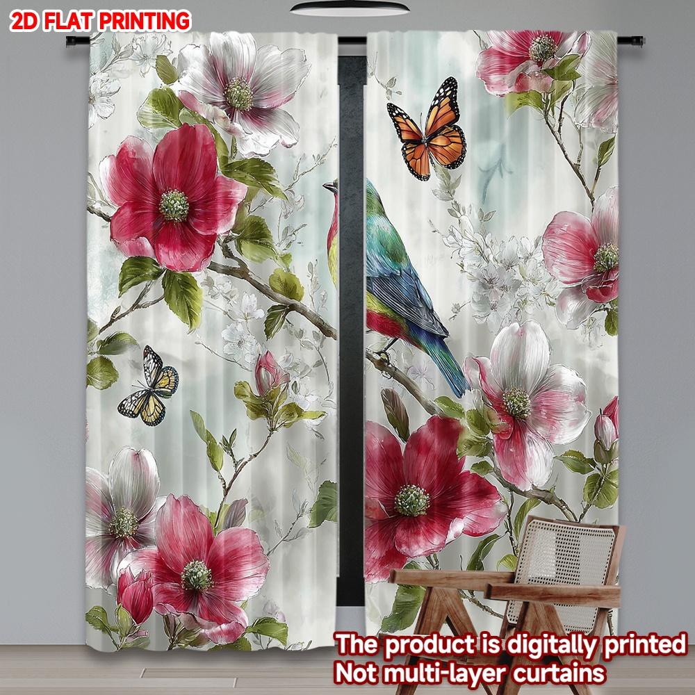 2D flat printing 2pcs Happy Valentine s Day Curtain Flowers Plants Birds Butterfly Landscape Digital Printed Polyester Drapes 100*130 Rod Pocket 1pcs
2D flat printing 2pcs Happy Valentine s Day Curtain Flowers Plants Birds Butterfly Landscape Digital Printed Polyester Drapes 100*130 Rod Pocket 1pcs