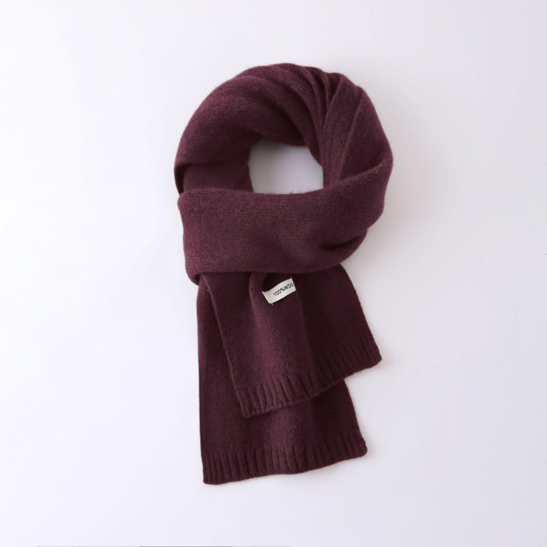 Australian 100% Wool Scarf New Solid Color Winter Warm Knit Neck Warmer For Men And Women Cashmere Scarves 20x160cm
Australian 100% Wool Scarf New Solid Color Winter Warm Knit Neck Warmer For Men And Women Cashmere Scarves 20x160cm