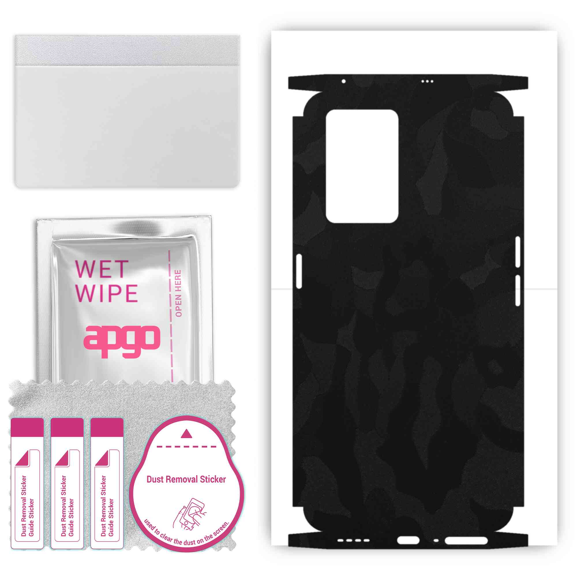 apgo Protective Skin Sticker for the back+sides compatible with Realme GT Neo3, Full Wrap Film, Foil, Vinyl - Pattern Black Camo
apgo Protective Skin Sticker for the back+sides compatible with Realme GT Neo3, Full Wrap Film, Foil, Vinyl - Pattern Black Camo