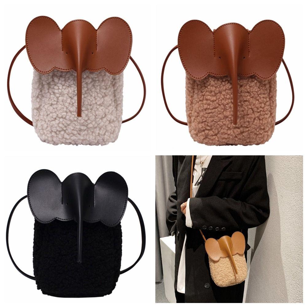 Elephant Mobile Phone Bag Pu Leather Small Crossbody Bag Cute Plush Shoulder Bag Outdoor
Elephant Mobile Phone Bag Pu Leather Small Crossbody Bag Cute Plush Shoulder Bag Outdoor