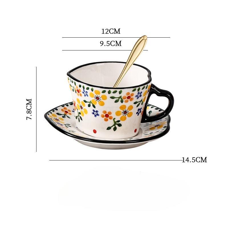 Heart Shape Ceramic Mug Hand Painted Coffee Cup Creative Breakfast Mug Kitchen Drinkware Milk Tea Cappuccino Coffee Mugs Gift
Heart Shape Ceramic Mug Hand Painted Coffee Cup Creative Breakfast Mug Kitchen Drinkware Milk Tea Cappuccino Coffee Mugs Gift