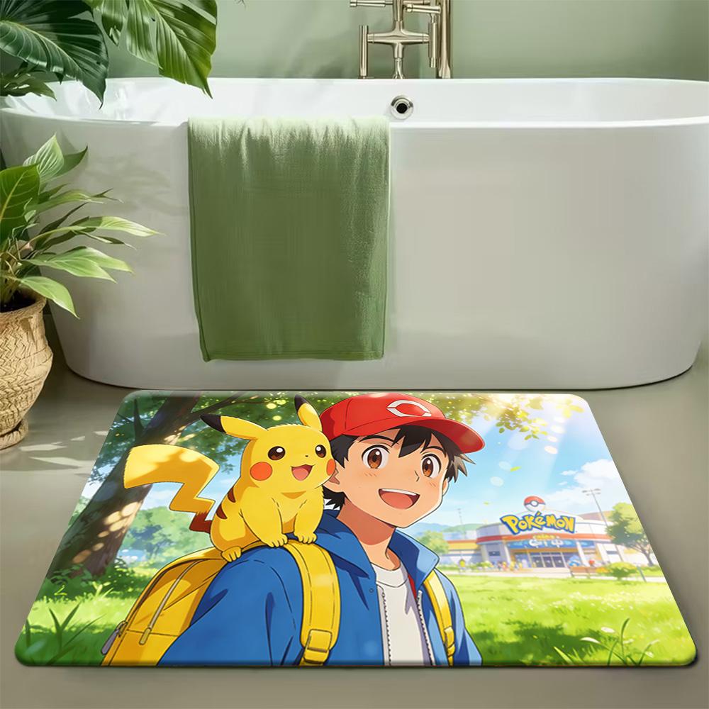 Pokemon Pikachu Study Time Print Non-slip Doormat, Soft Absorbent Floor Rug for Home Decor 40cm x 60cm
Pokemon Pikachu Study Time Print Non-slip Doormat, Soft Absorbent Floor Rug for Home Decor 40cm x 60cm
