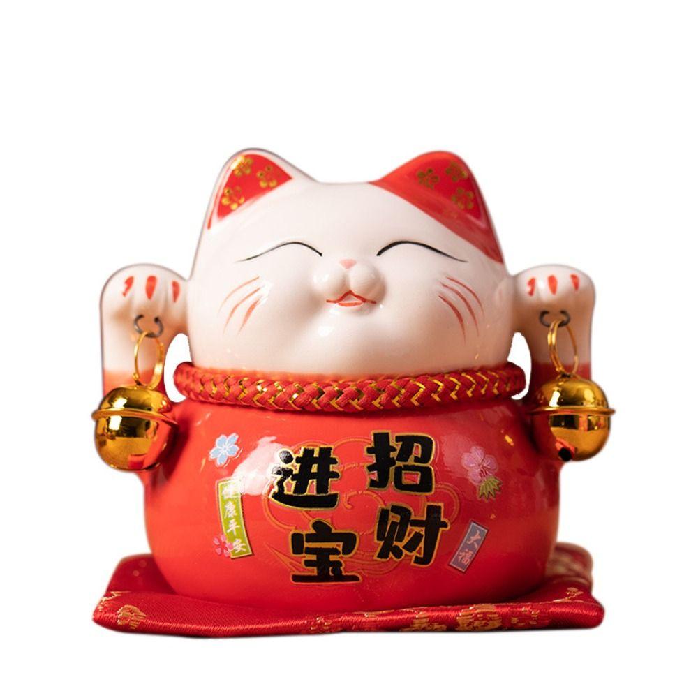 3.5 Inches Cat Crafts Ornaments Ceramic Cat Money Boxes Ceramic Fortune Cat Desktop Decoration червоний
3.5 Inches Cat Crafts Ornaments Ceramic Cat Money Boxes Ceramic Fortune Cat Desktop Decoration червоний