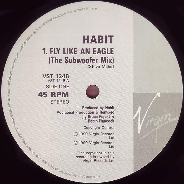12-дюймовая пластинка HABIT - Fly Like An Eagle VST1248 Virgin 1990 UK Танцевальная и Электронная Б/У
12-дюймовая пластинка HABIT - Fly Like An Eagle VST1248 Virgin 1990 UK Танцевальная и Электронная Б/У