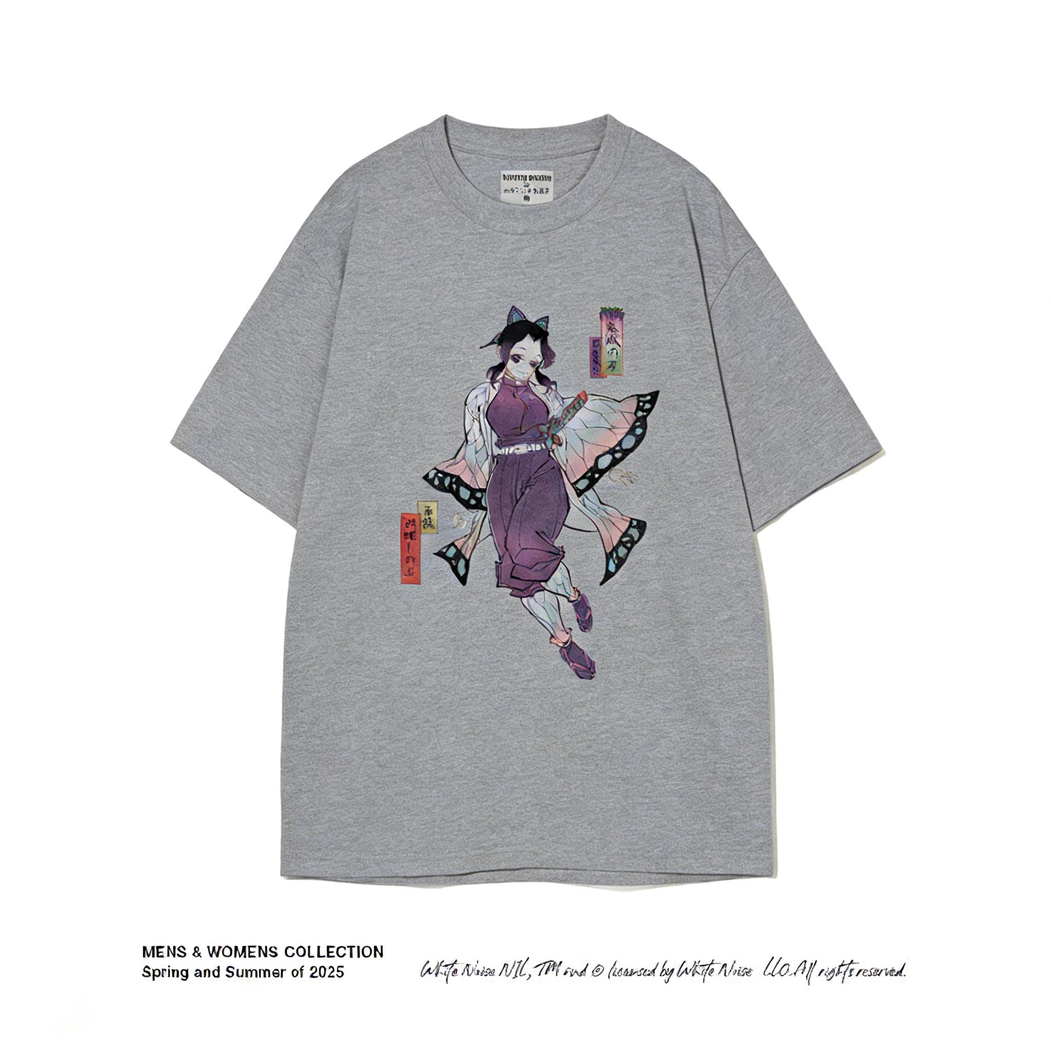 ZX Anime Summer Ghost Slayer Butterfly Ninja Ukiyoe Mens and Womens Printed Cotton Loose Short Sleeved Tshirt 3XL
ZX Anime Summer Ghost Slayer Butterfly Ninja Ukiyoe Mens and Womens Printed Cotton Loose Short Sleeved Tshirt 3XL