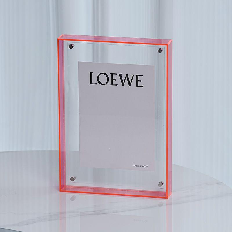 13 Color Floating Picture Frame Acrylic Neon Translucent Colorful Decor Advertising Photo Frame for Desk Wall Mount Tabletop External 11x14cm
13 Color Floating Picture Frame Acrylic Neon Translucent Colorful Decor Advertising Photo Frame for Desk Wall Mount Tabletop External 11x14cm