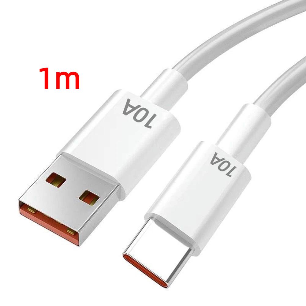 USB Type C Cable 120W 10A Fast Charging Wire Mobile Phone USB For Huawei P30 Xiaomi Realme Samsung Poco x6 USB C Data Cable Cord 1m білий
USB Type C Cable 120W 10A Fast Charging Wire Mobile Phone USB For Huawei P30 Xiaomi Realme Samsung Poco x6 USB C Data Cable Cord 1m білий