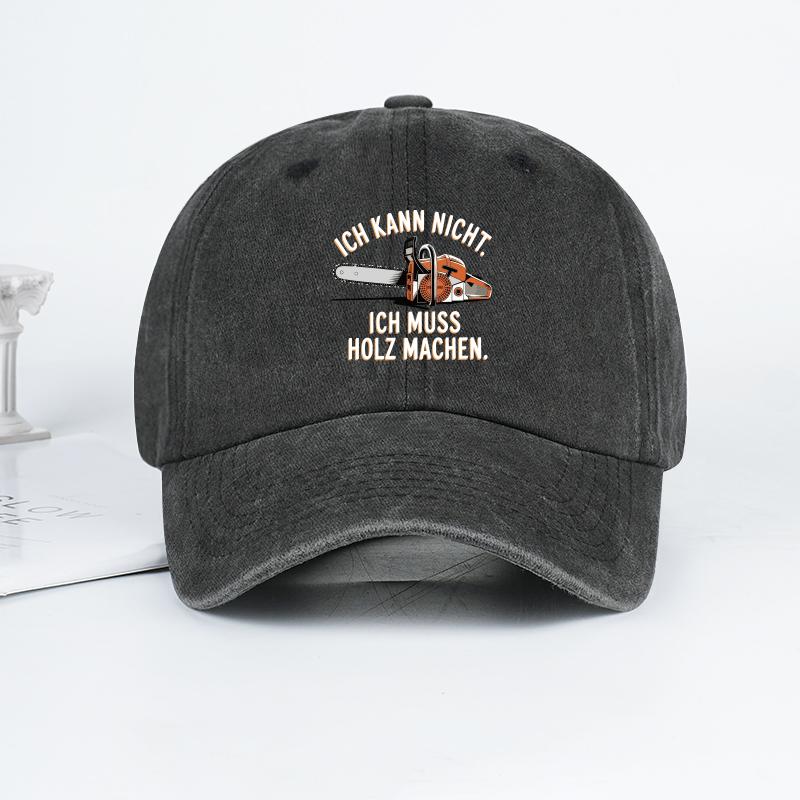 Vintage German Chainsaw Quote Print Washed Baseball Cap Adjustable Unisex Gift For Lumberjacks & Woodworkers чорний
Vintage German Chainsaw Quote Print Washed Baseball Cap Adjustable Unisex Gift For Lumberjacks & Woodworkers чорний