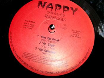 12inch Record VARIOUS - Nappy Dugout Re/Mixes ND3560 Nappy Dugout 1995 US Rap & Hip-Hop/R&B Used
12inch Record VARIOUS - Nappy Dugout Re/Mixes ND3560 Nappy Dugout 1995 US Rap & Hip-Hop/R&B Used
