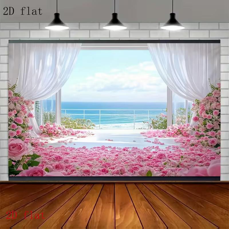 2D Flat Print Seaside Rose Backdrop for Studio Photoshoot & Live Stream 47.2x31.5inch/120*80cm
2D Flat Print Seaside Rose Backdrop for Studio Photoshoot & Live Stream 47.2x31.5inch/120*80cm