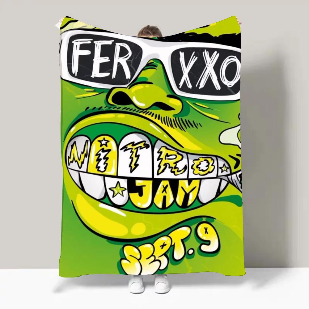 Ferxxo Cool F-Feid Singer Blanket Perfect Gift For Sofa Office Bed Plane Travel Sleep Read Relax Camping 75x90cm
Ferxxo Cool F-Feid Singer Blanket Perfect Gift For Sofa Office Bed Plane Travel Sleep Read Relax Camping 75x90cm