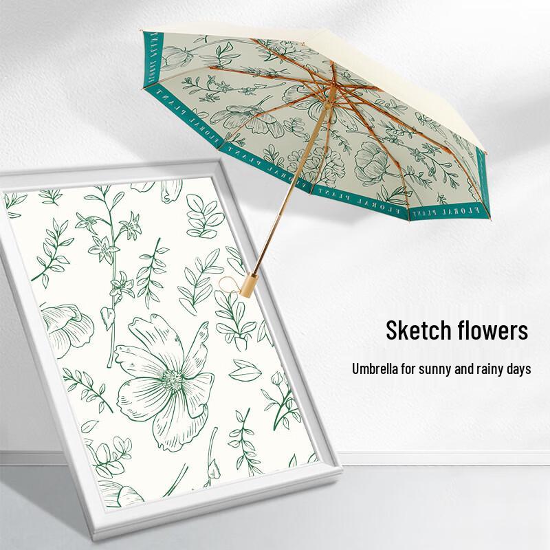 PALONY Retro Gold-Coated Folding Umbrella
PALONY Retro Gold-Coated Folding Umbrella