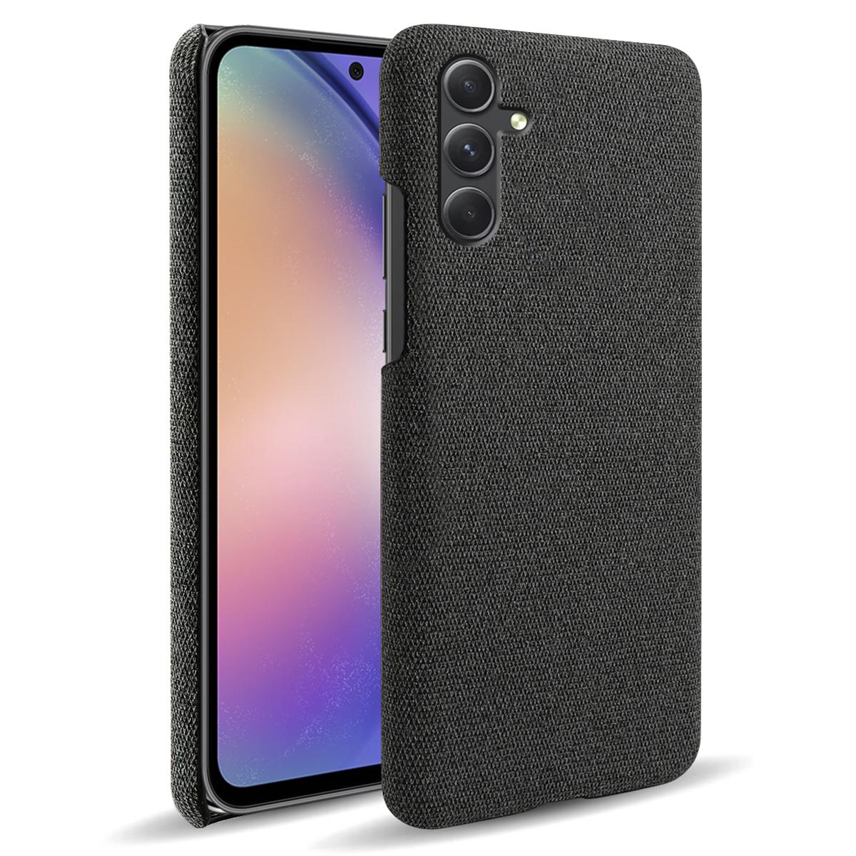 For Samsung Galaxy A55 5G Cloth+PC Phone Case Shockproof Slim Cell Phone Cover Black
For Samsung Galaxy A55 5G Cloth+PC Phone Case Shockproof Slim Cell Phone Cover Black