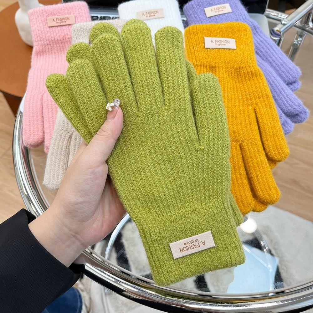 Five Finger Full Finger Mittens Candy Color Cycling Driving Gloves Knitting Gloves Outdooor бежевый
Five Finger Full Finger Mittens Candy Color Cycling Driving Gloves Knitting Gloves Outdooor бежевый