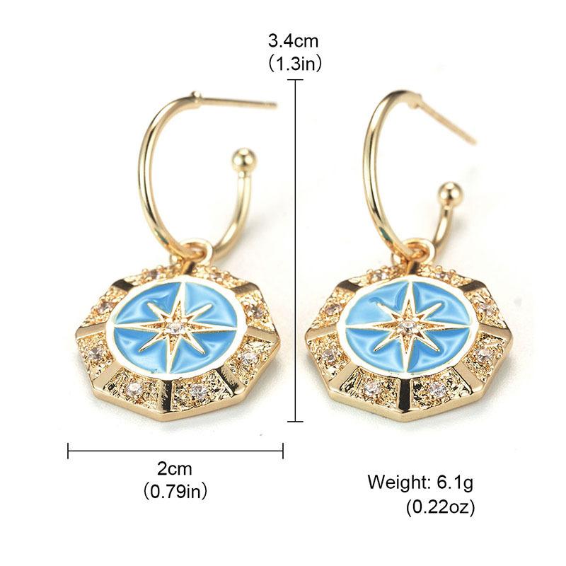 French medieval jewelry exquisite temperament retro earrings niche design high-end earrings fashion light luxury blue stars
French medieval jewelry exquisite temperament retro earrings niche design high-end earrings fashion light luxury blue stars