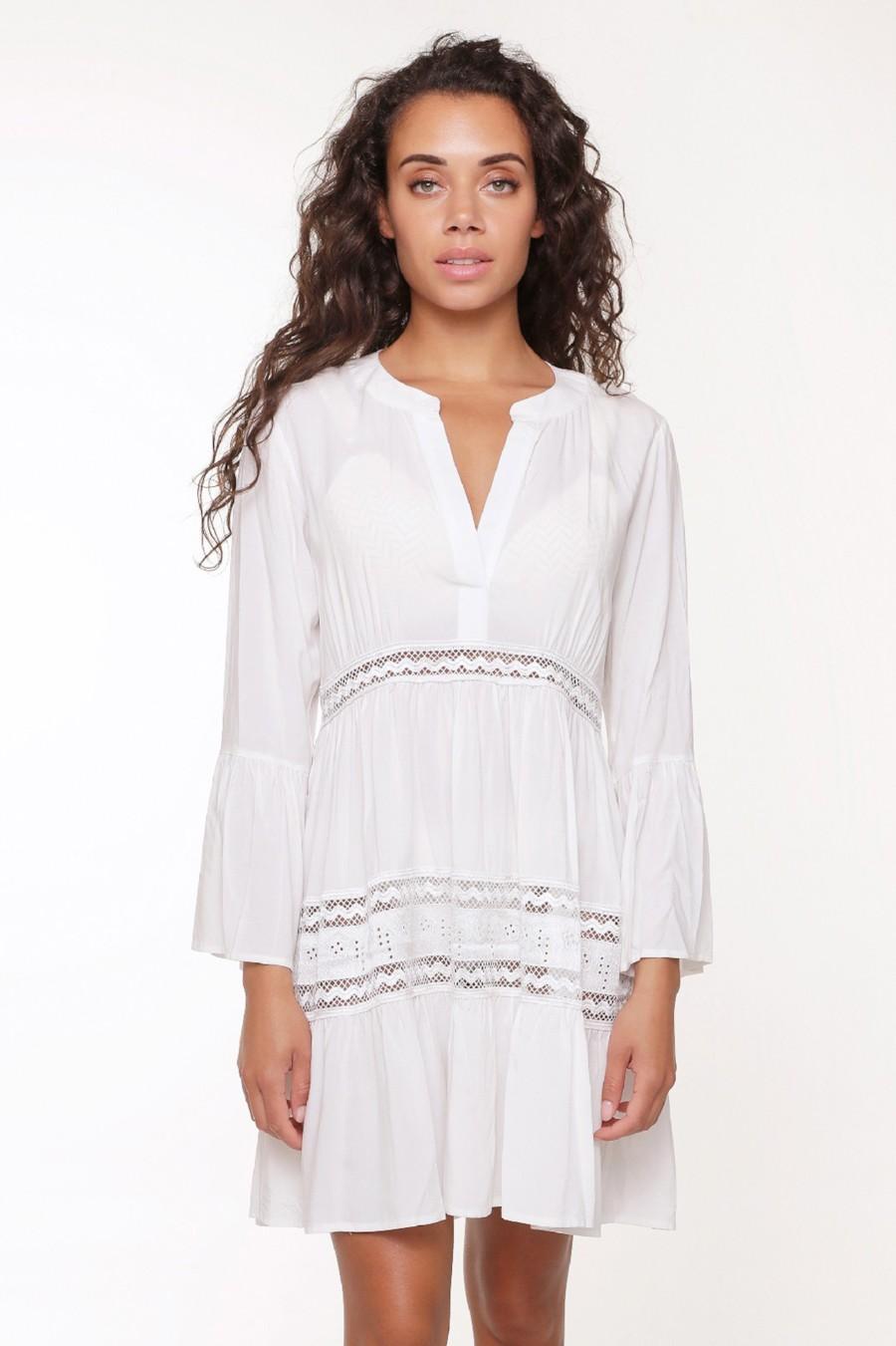 Летняя туника из вискозы LingaDore (102360) 46(L) білий 
Летняя туника из вискозы LingaDore (102360) 46(L) білий