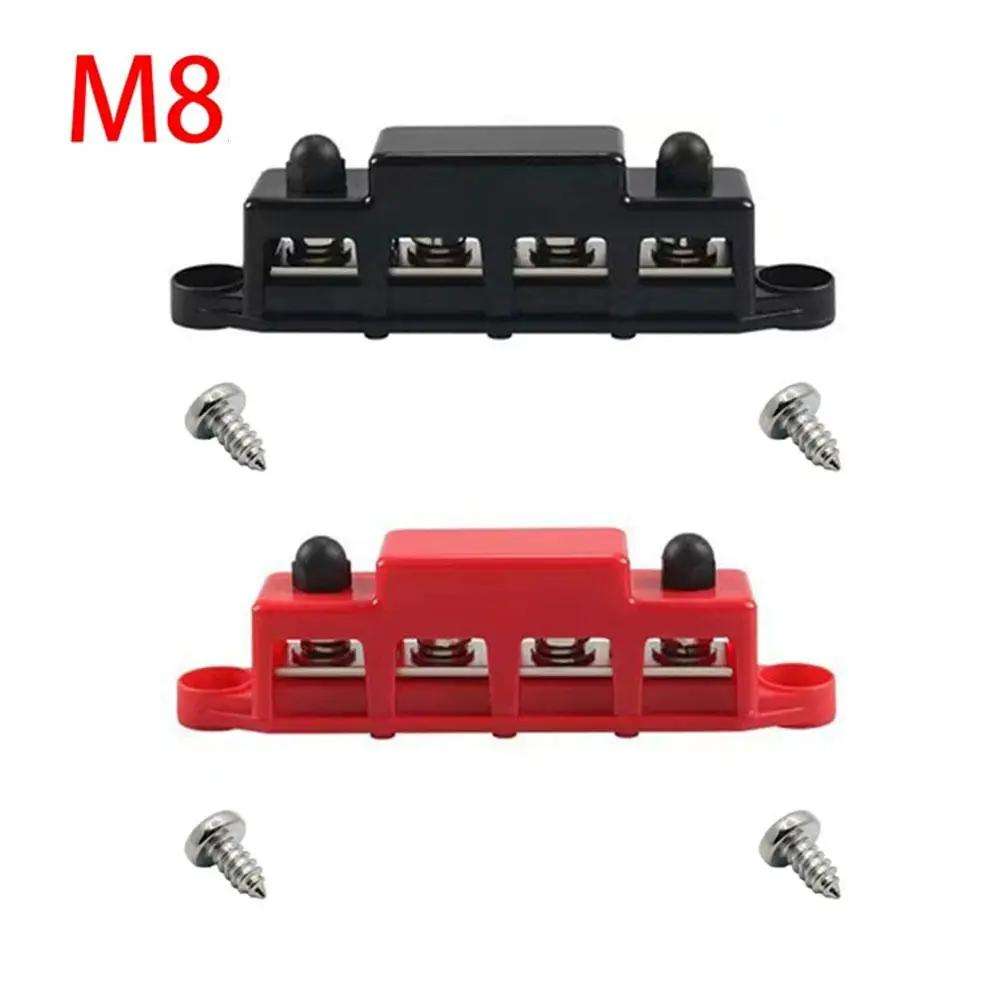 M8 M10 4 Ways Wiring Rows Bus Bar Terminal Block, Power Car Block Distribution S6S1
M8 M10 4 Ways Wiring Rows Bus Bar Terminal Block, Power Car Block Distribution S6S1