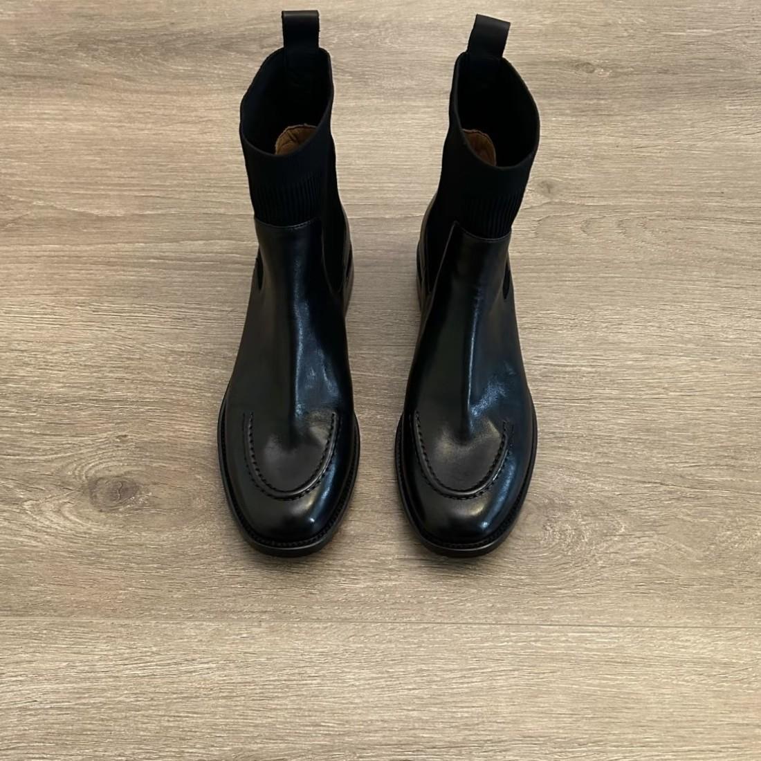 Spot French French Splicing Fabric Medium Heel Coarse Heel Short Boots Women s Head Casual Versatile Elastic Skinny Boots Women s Boots 35
Spot French French Splicing Fabric Medium Heel Coarse Heel Short Boots Women s Head Casual Versatile Elastic Skinny Boots Women s Boots 35