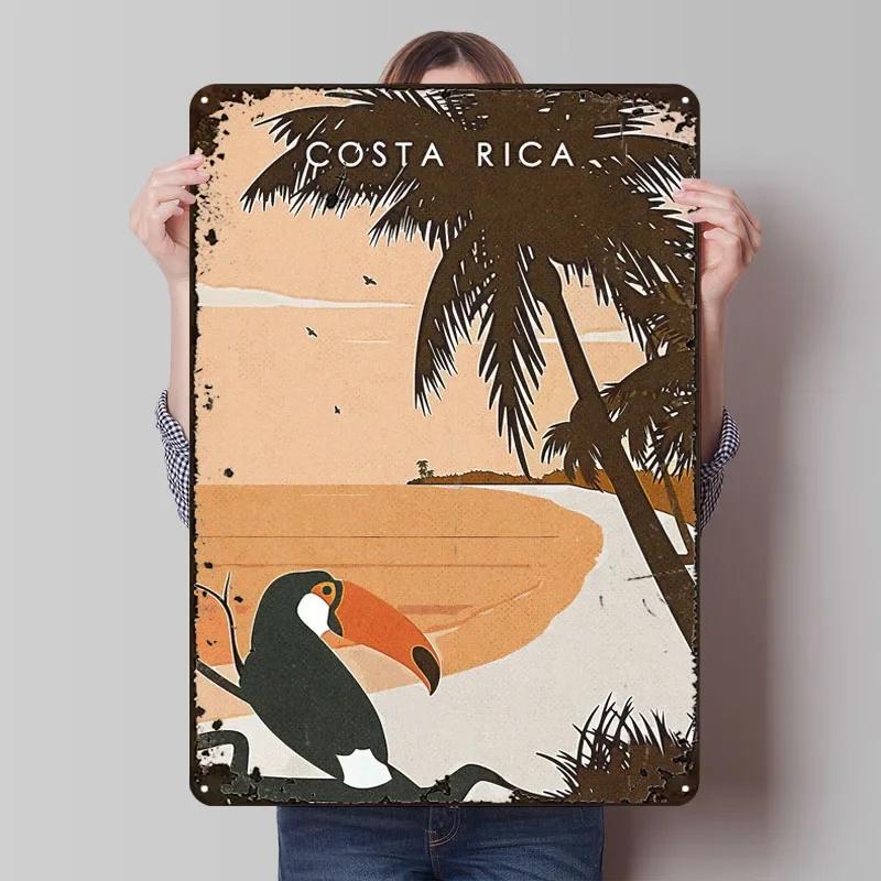 Путешествие в Коста-Рику Металлическая табличка Пейзажный постер Винтажное украшение интерьера Гостиная Вещи для дизайна комнаты Винтажный домашний декор 7.9x11.8In(20x30cm)
Путешествие в Коста-Рику Металлическая табличка Пейзажный постер Винтажное украшение интерьера Гостиная Вещи для дизайна комнаты Винтажный домашний декор 7.9x11.8In(20x30cm)
