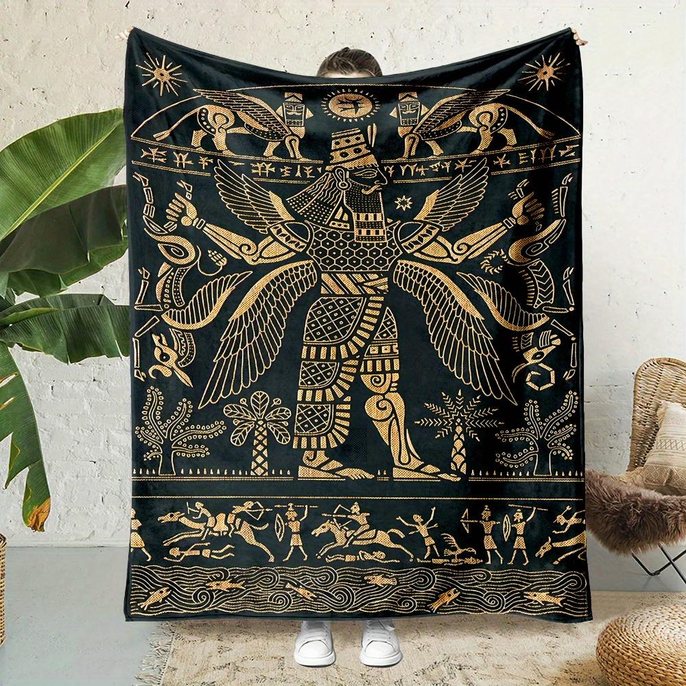 Ancient Babylon Print Blanket Reversible Mythical Flannel for Historical Comfort Cultural Gifts Timeless Decor 75x100cm
Ancient Babylon Print Blanket Reversible Mythical Flannel for Historical Comfort Cultural Gifts Timeless Decor 75x100cm
