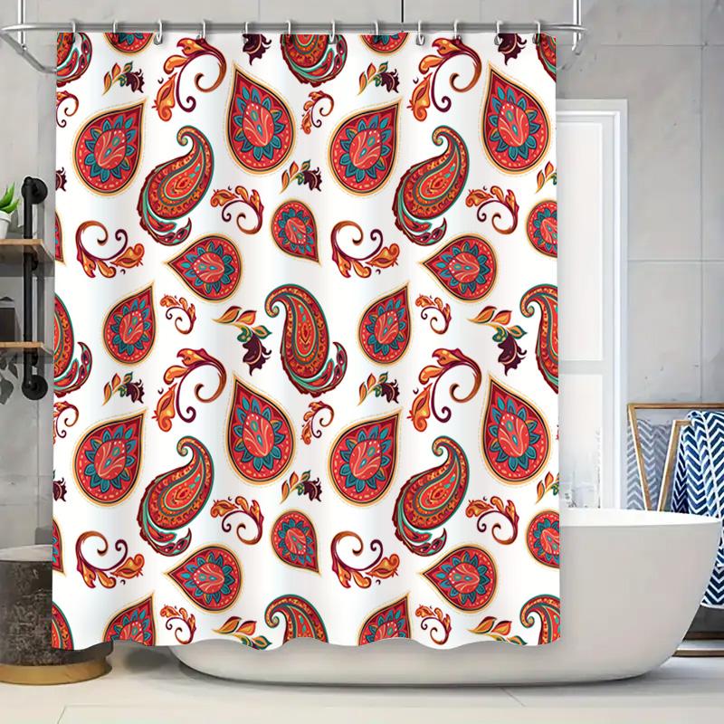Vintage Paisley Shower Curtain Floral Print Bathroom Decor Waterproof Fabric 72X78 Inch For Bathtub Garden Tub Sink Sink Faucet W60H190(CM)-1 Pcs
Vintage Paisley Shower Curtain Floral Print Bathroom Decor Waterproof Fabric 72X78 Inch For Bathtub Garden Tub Sink Sink Faucet W60H190(CM)-1 Pcs
