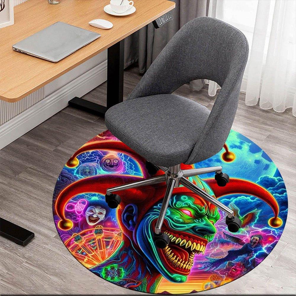 Psychedelic Jester: Trippy Clown Art PrintRound Non-Slip chair mat chair carpet for office Rugs for Office Decor Gift For Valentine s Day Mother s Day 80cm by 80cm
Psychedelic Jester: Trippy Clown Art PrintRound Non-Slip chair mat chair carpet for office Rugs for Office Decor Gift For Valentine s Day Mother s Day 80cm by 80cm
