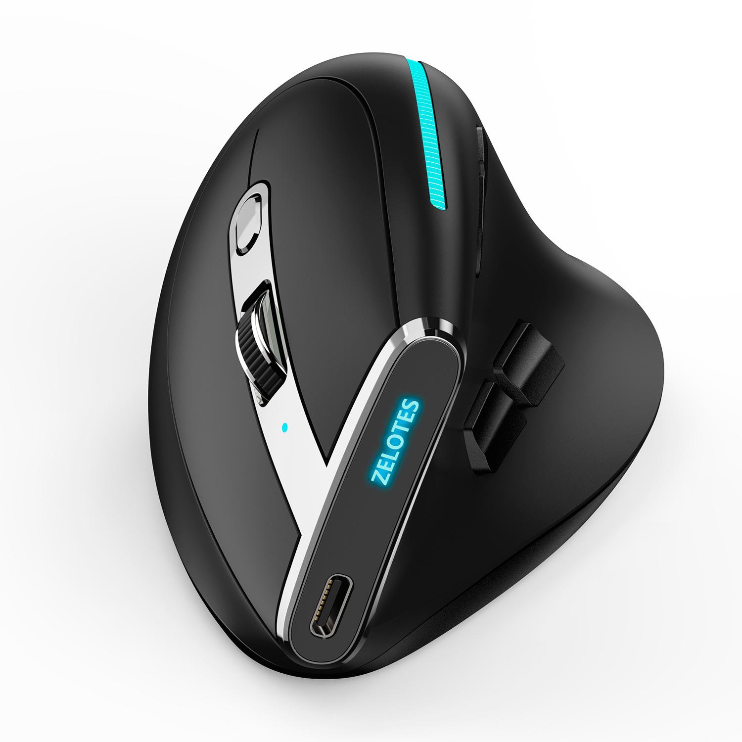 Беспроводная вертикальная игровая мышь 2,4G Bluetooth с RGB-программированием и разрешением 4800 точек на дюйм
Беспроводная вертикальная игровая мышь 2,4G Bluetooth с RGB-программированием и разрешением 4800 точек на дюйм