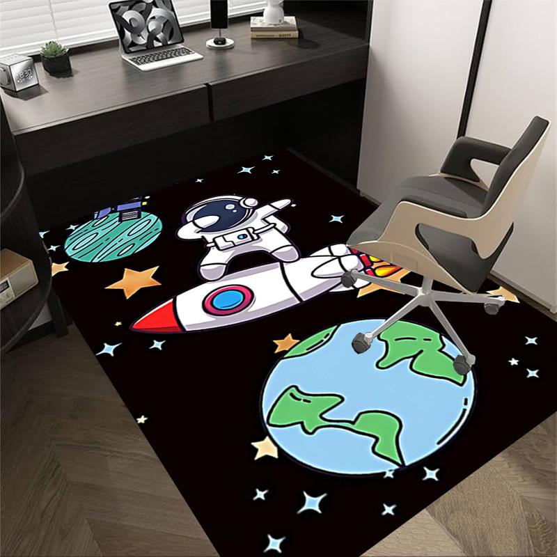 1PC space astronaut Anti-slip carpet, suitable for Office, bedroomand playrooms. It can also be used as a sofa footrest cover-W95 60cm by 90cm
1PC space astronaut Anti-slip carpet, suitable for Office, bedroomand playrooms. It can also be used as a sofa footrest cover-W95 60cm by 90cm