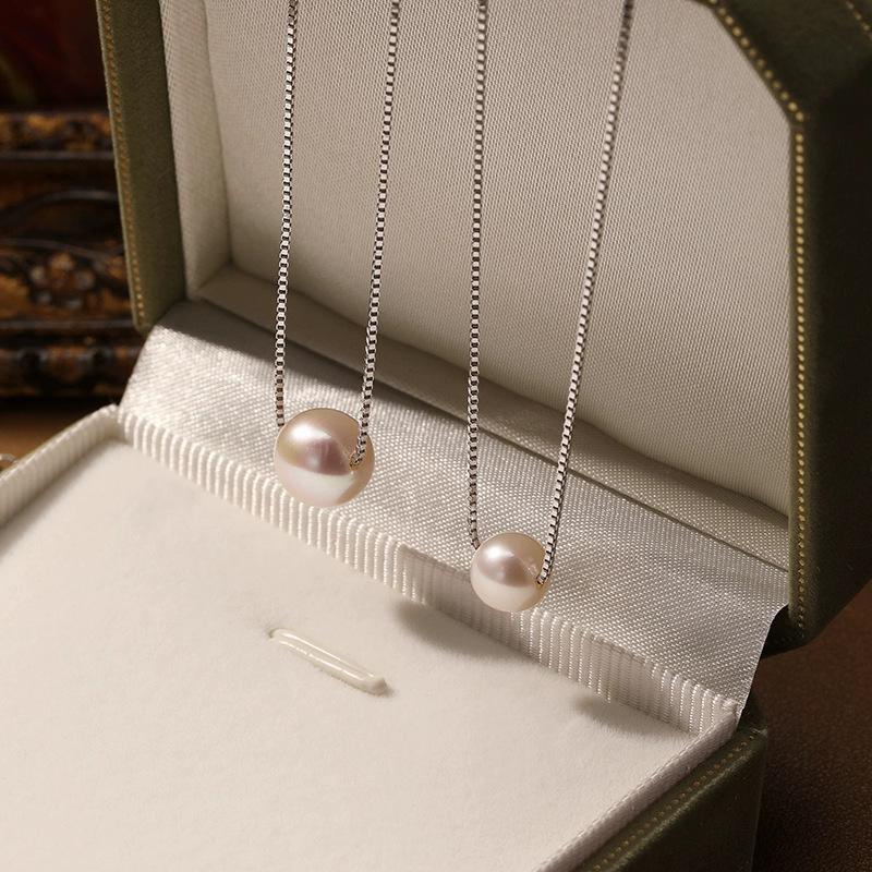 S925 Sterling Silver Pearl Pendant Necklace - Elegant and Versatile Women s Clavicle Chain Choker 925 Silver
S925 Sterling Silver Pearl Pendant Necklace - Elegant and Versatile Women s Clavicle Chain Choker 925 Silver