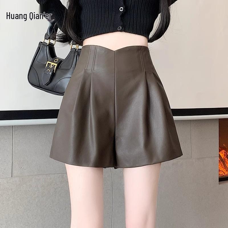 Women s Khaki PU Leather High-Waisted Wide-Leg Shorts - New Autumn/Winter 2025 Style S
Women s Khaki PU Leather High-Waisted Wide-Leg Shorts - New Autumn/Winter 2025 Style S