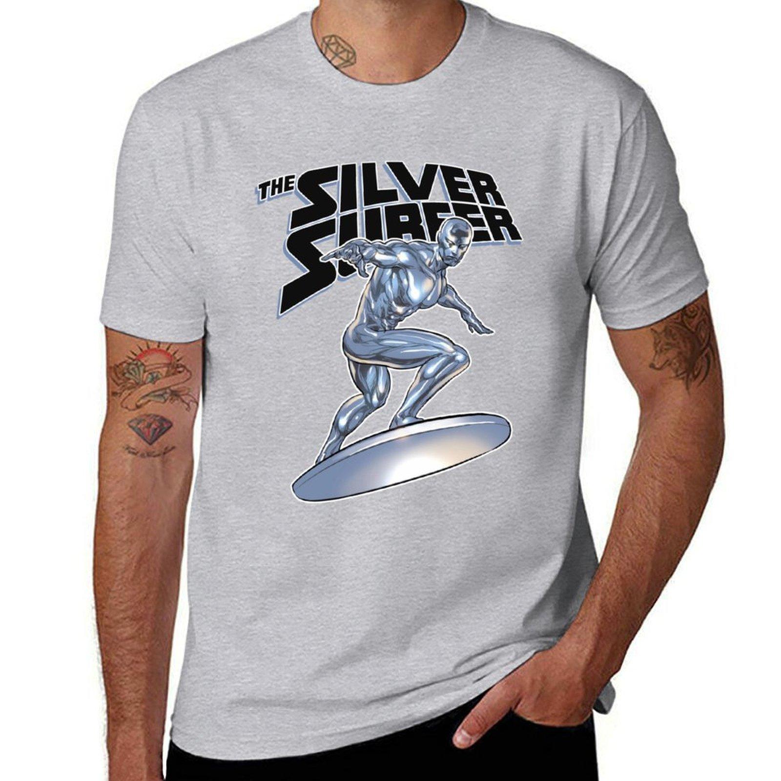 Silver Surfer T-Shirt summer tops vintage clothes Blouse designer t shirt men L
Silver Surfer T-Shirt summer tops vintage clothes Blouse designer t shirt men L