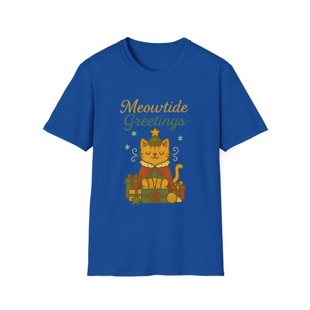 Unisex Softstyle T-Shirt Meowtide Greetings Christmas Cat Gift Holiday Tee 4XL
Unisex Softstyle T-Shirt Meowtide Greetings Christmas Cat Gift Holiday Tee 4XL