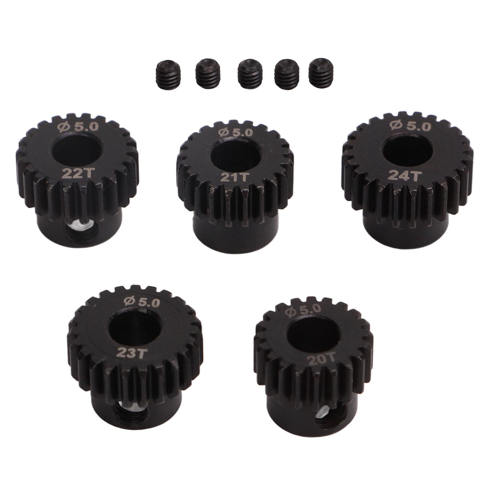 48DP Pinion Gear Set 5.0mm Chrome Molybdenum Alloy Steel 20T 21T 22T 23T 24T RC Motor Gear for
48DP Pinion Gear Set 5.0mm Chrome Molybdenum Alloy Steel 20T 21T 22T 23T 24T RC Motor Gear for